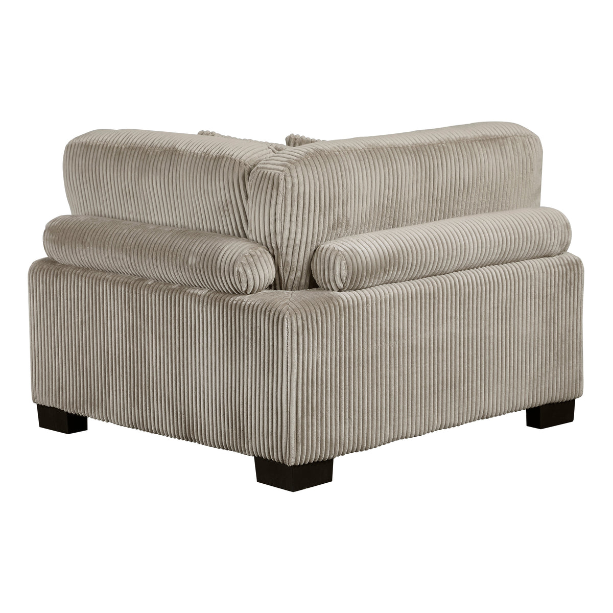 Traverse Taupe 4-Piece Corduroy Modular Sectional by Homelegance at Eve Furniture