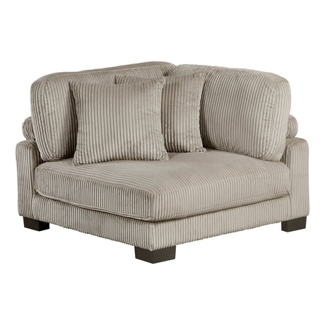 Traverse Taupe 4-Piece Modular Sectional with Reversible Chaise by Homelegance at Eve Furniture