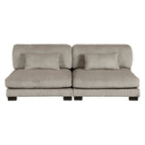 Traverse Taupe 4-Piece Modular Sectional with Reversible Chaise by Homelegance at Eve Furniture