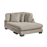 Traverse Taupe 4-Piece Modular Sectional with Reversible Chaise by Homelegance at Eve Furniture