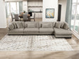 Traverse Taupe 4-Piece Modular Sectional with Reversible Chaise by Homelegance at Eve Furniture