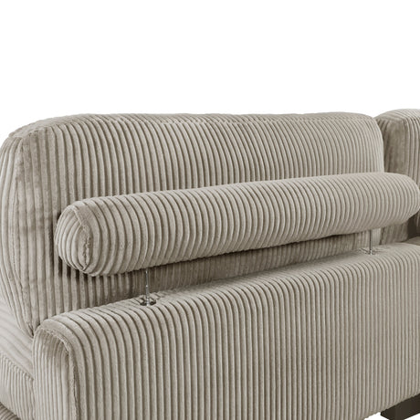 Traverse Taupe 4-Piece Modular Sectional with Reversible Chaises by Homelegance at Eve Furniture