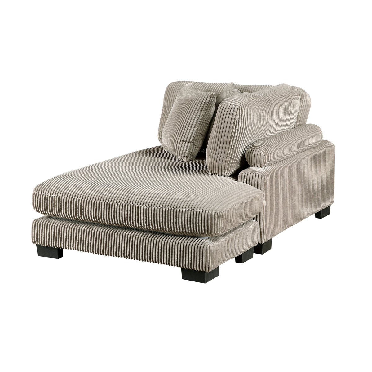 Traverse Taupe 4-Piece Modular Sectional with Reversible Chaises by Homelegance at Eve Furniture