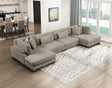 Traverse Taupe 4-Piece Modular Sectional with Reversible Chaises by Homelegance at Eve Furniture