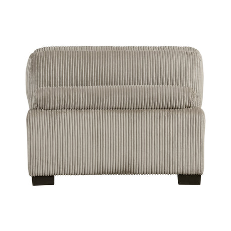 Traverse Taupe 5-Piece Corduroy Modular Sectional by Homelegance at Eve Furniture
