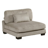 Traverse Taupe 6-Piece Corduroy Modular Sectional by Homelegance at Eve Furniture