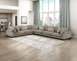 Traverse Taupe 6-Piece Corduroy Modular Sectional by Homelegance at Eve Furniture