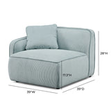 Travie Modular Corner Armchair