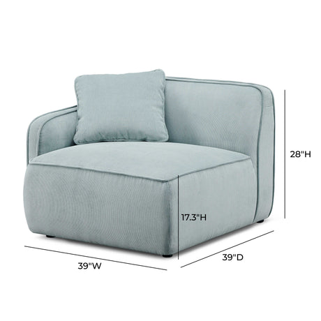 Travie Modular Corner Armchair by TOV Furniture at Eve Furniture