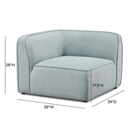 Travie Modular Corner Chair by TOV Furniture at Eve Furniture