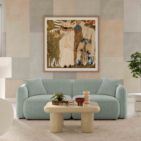 Travie Performance Corduroy Velvet Modular Loveseat by TOV Furniture at Eve Furniture