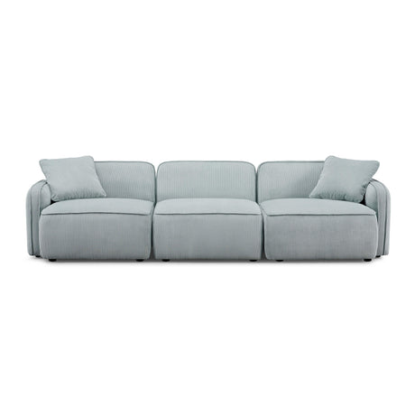 Travie Performance Corduroy Velvet Modular Sofa by TOV Furniture at Eve Furniture