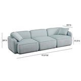 Travie Performance Corduroy Velvet Modular Sofa by TOV Furniture at Eve Furniture