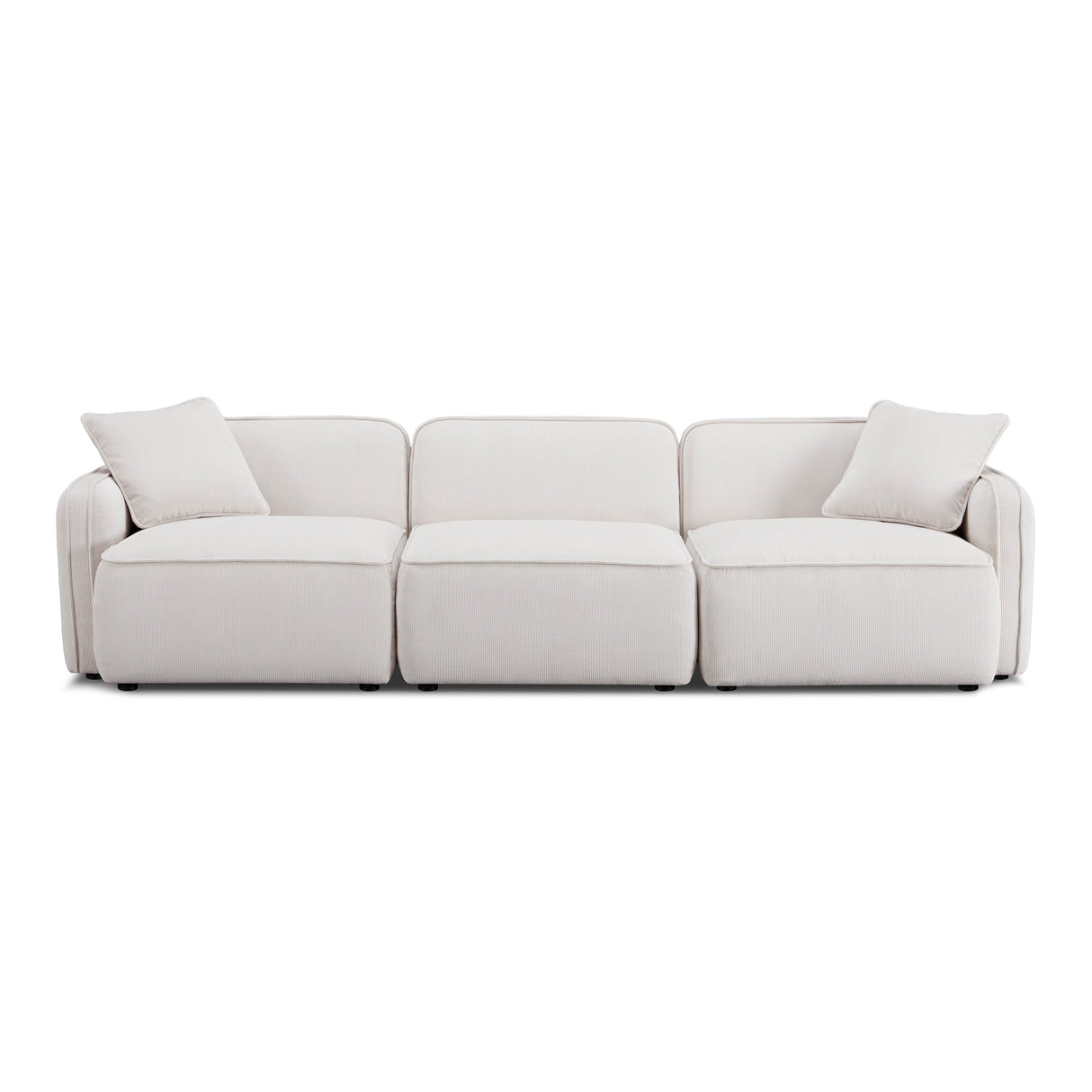 Travie Performance Corduroy Velvet Modular Sofa by TOV Furniture at Eve Furniture