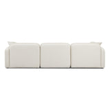 Travie Sand Upcycled Linen 4-Piece Modular Sectional by TOV Furniture at Eve Furniture