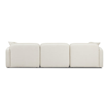Travie Sand Upcycled Linen Modular Sofa by TOV Furniture at Eve Furniture