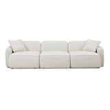 Travie Sand Upcycled Linen Modular Sofa by TOV Furniture at Eve Furniture