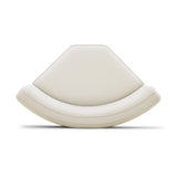 Travie Sand Upcycled Linen Wedge Corner Chair by TOV Furniture at Eve Furniture