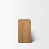 Travona Oak Wood w/ Travertine 6 Drawer Dresser by Mercana at Eve Furniture
