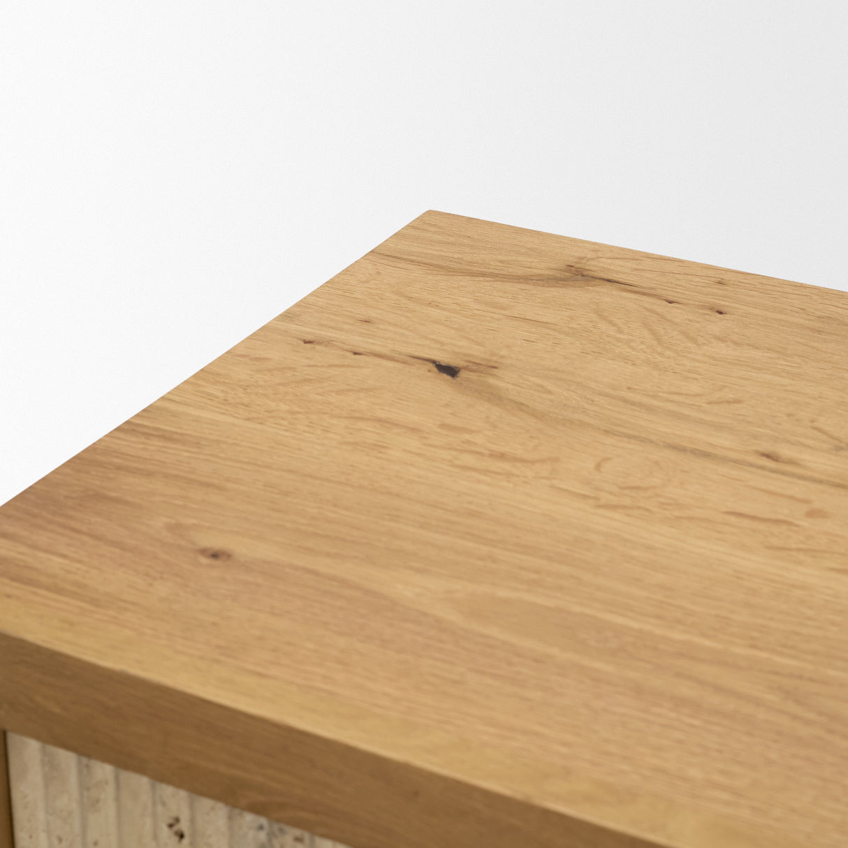 Travona Oak Wood w/ Travertine 6 Drawer Dresser by Mercana at Eve Furniture