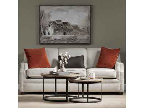 Traymore Brown/Black 2-Piece Nesting Cocktail Tables by Crestview at Eve Furniture