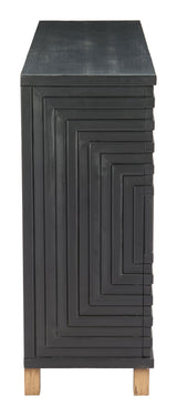 Trazo Black Cabinet by Zuomod at Eve Furniture