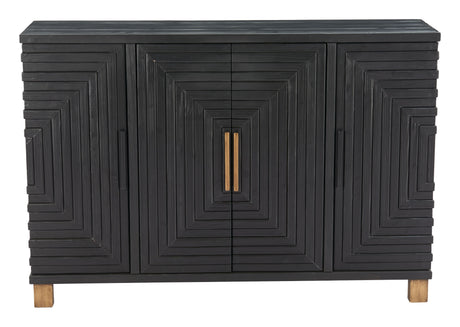 Trazo Black Cabinet by Zuomod at Eve Furniture
