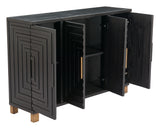 Trazo Black Cabinet by Zuomod at Eve Furniture