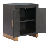 Trazo Black Side Table by Zuomod at Eve Furniture
