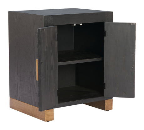 Trazo Black Side Table by Zuomod at Eve Furniture