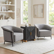 Trazo Black Side Table by Zuomod at Eve Furniture