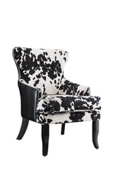 Trea Black/White Cowhide Print Accent Chair by Coaster at Eve Furniture