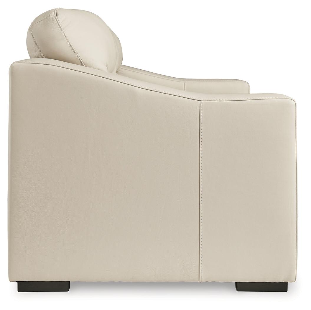 Treasure Trove Almond Loveseat by Ashley at Eve Furniture