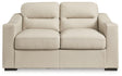 Treasure Trove Almond Loveseat by Ashley at Eve Furniture