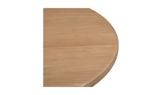 Treccia Oak Round Coffee Table Oak by Moe's Home at Eve Furniture
