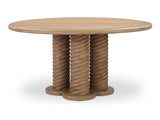 Treccia Oak Round Dining Table by MOES at Eve Furniture