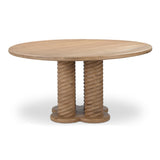 Treccia Oak Round Dining Table by MOES at Eve Furniture