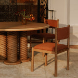 Treccia Oak Round Dining Table by Moe's Home at Eve Furniture