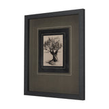 Tree Drawing I by Mercana Studio a Hand Embellished Textured Framed Art Print Matted under Glass by Mercana at Eve Furniture