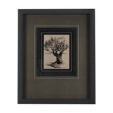 Tree Drawing I by Mercana Studio a Hand Embellished Textured Framed Art Print Matted under Glass by Mercana at Eve Furniture