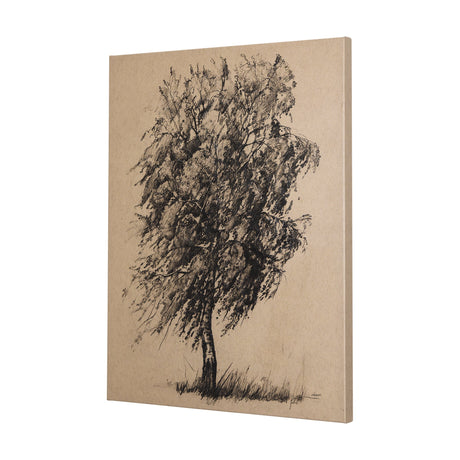 Tree Drawing II by Mercana Studio a Hand Embellished Textured Canvas by Mercana at Eve Furniture