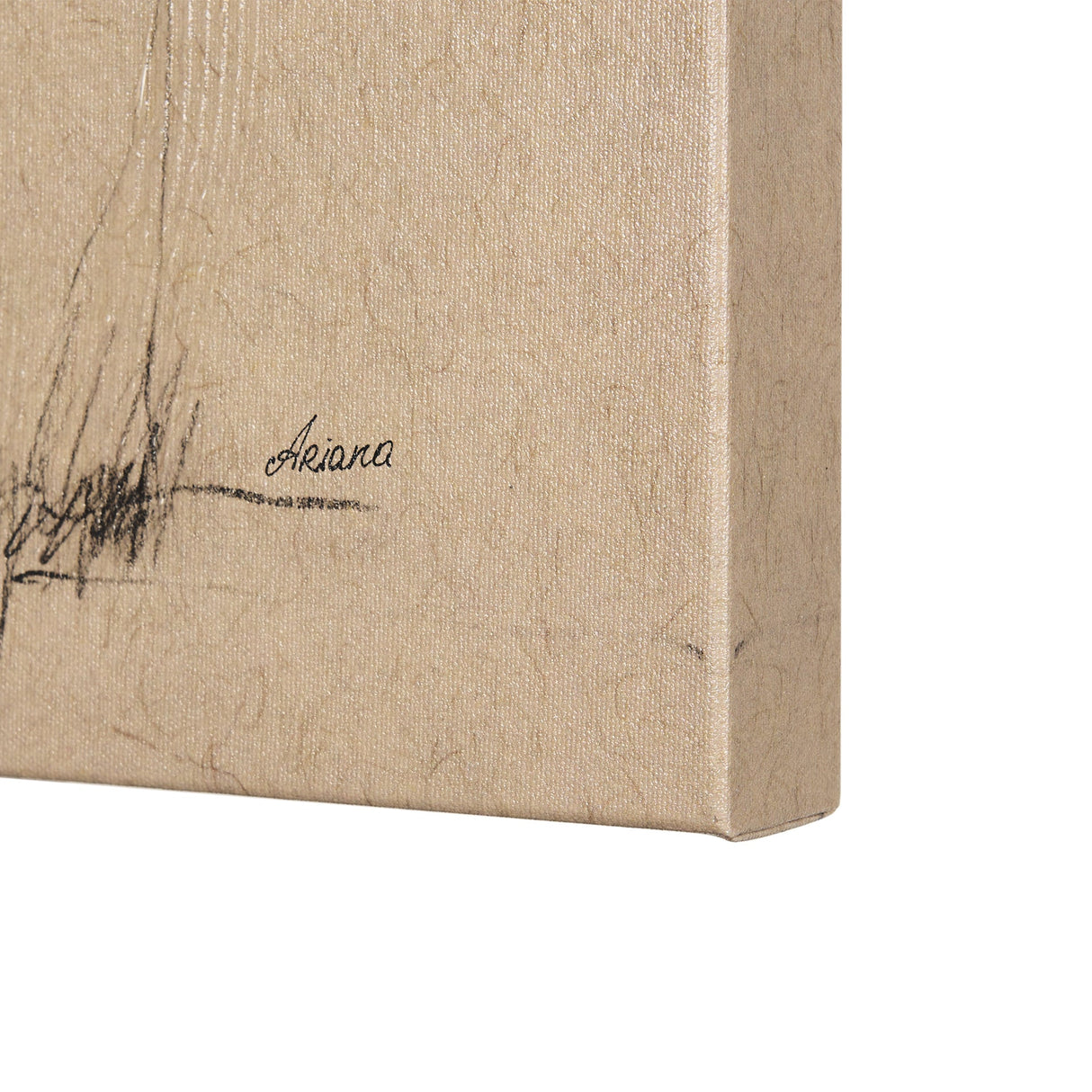 Tree Drawing II by Mercana Studio a Hand Embellished Textured Canvas by Mercana at Eve Furniture