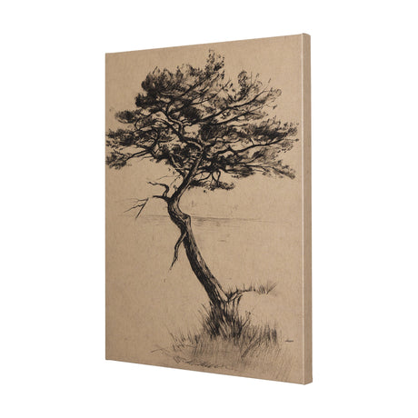 Tree Drawing III by Mercana Studio a Hand Embellished Textured Canvas by Mercana at Eve Furniture