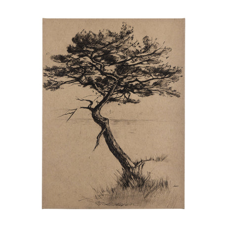 Tree Drawing III by Mercana Studio a Hand Embellished Textured Canvas by Mercana at Eve Furniture