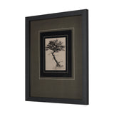 Tree Drawing III by Mercana Studio a Hand Embellished Textured Framed Art Print Matted under Glass by Mercana at Eve Furniture