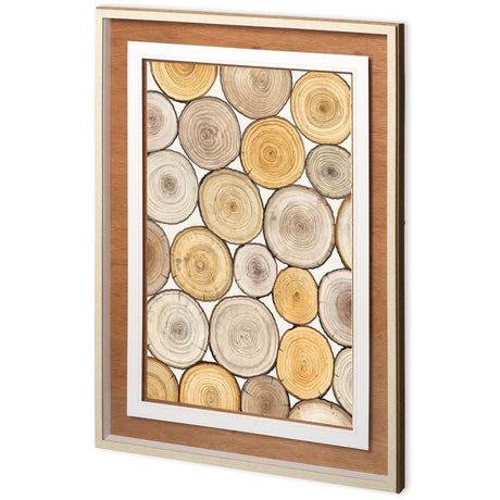 Tree Ring Study II by Mercana Studio a Framed Art Print Matted under Glass by Mercana at Eve Furniture