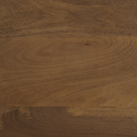 Trellyn Dark Brown Wood w/ Carved Woven Base Square Coffee Table by Mercana at Eve Furniture