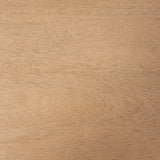 Trellyn Light Brown Solid Wood 4-Door Sideboard with Carved Woven Doors by Mercana at Eve Furniture