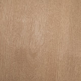 Trellyn Light Brown Solid Wood Carved Woven Desk by Mercana at Eve Furniture