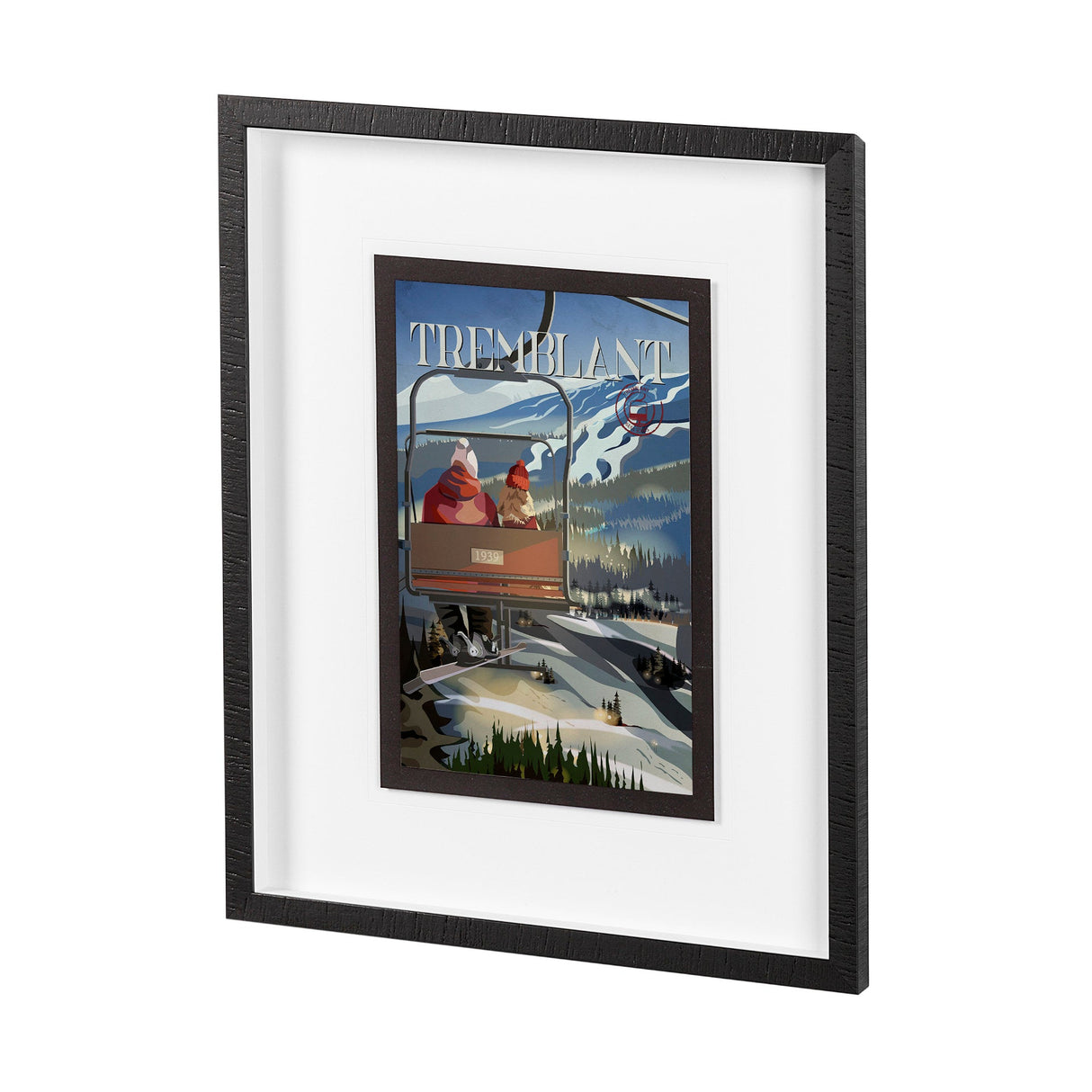 Tremblant Go Canada (M) by Mercana Studio a Framed Art Print Matted under Glass by Mercana at Eve Furniture